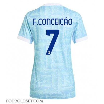Juventus Francisco Conceicao #7 Udebanetrøje Dame 2025-26 Kortærmet Juventus Francisco Conceicao #7 Udebanetrøje Dame 2025-26 Kortærmet